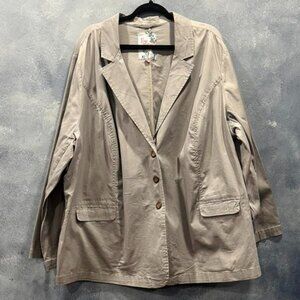 AVENUE The Ivy Jacket Women's 30/32 Blazer Color gray